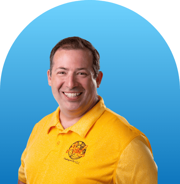 A&L HVAC & Plumbing employee; Aaron.