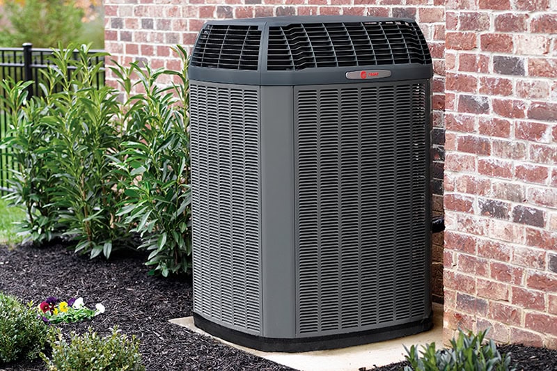air conditioner outside of a home.